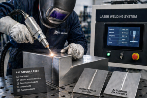 saldatura laser acciaio inox