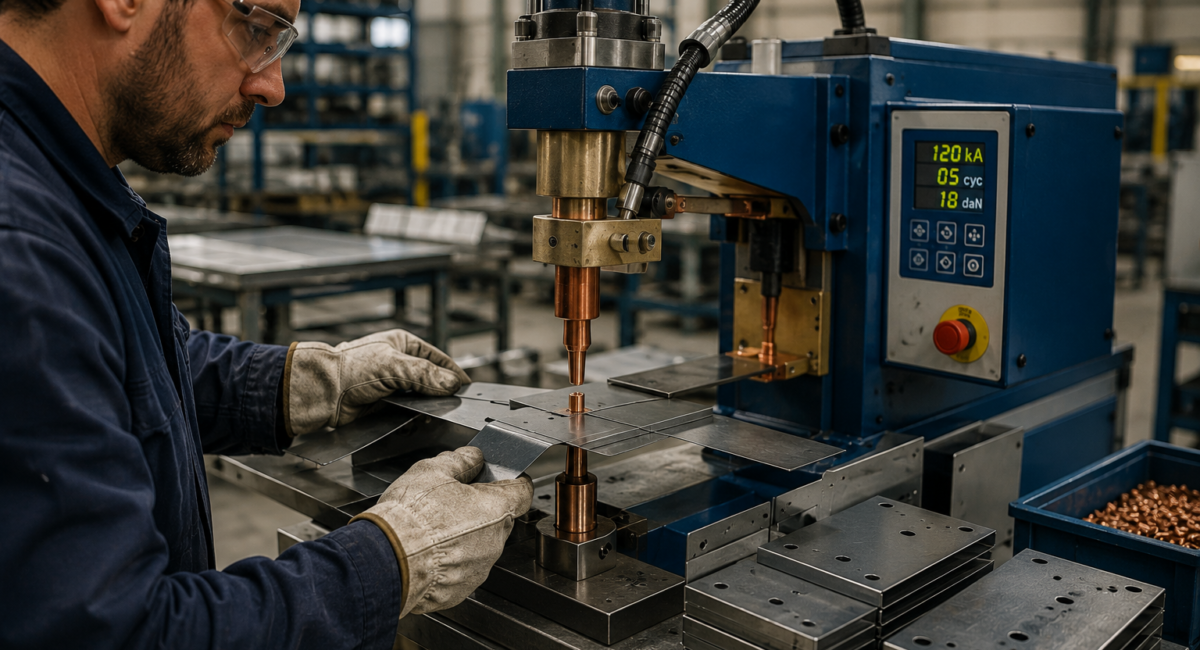 Puntatrici per lamiera: l’impianto giusto per la produzione in serie
